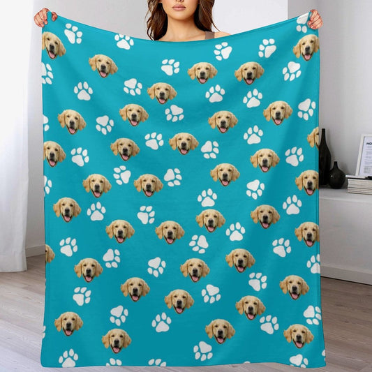 WEPRINTMEBlanketCustom Pet Face Fleece Blanket