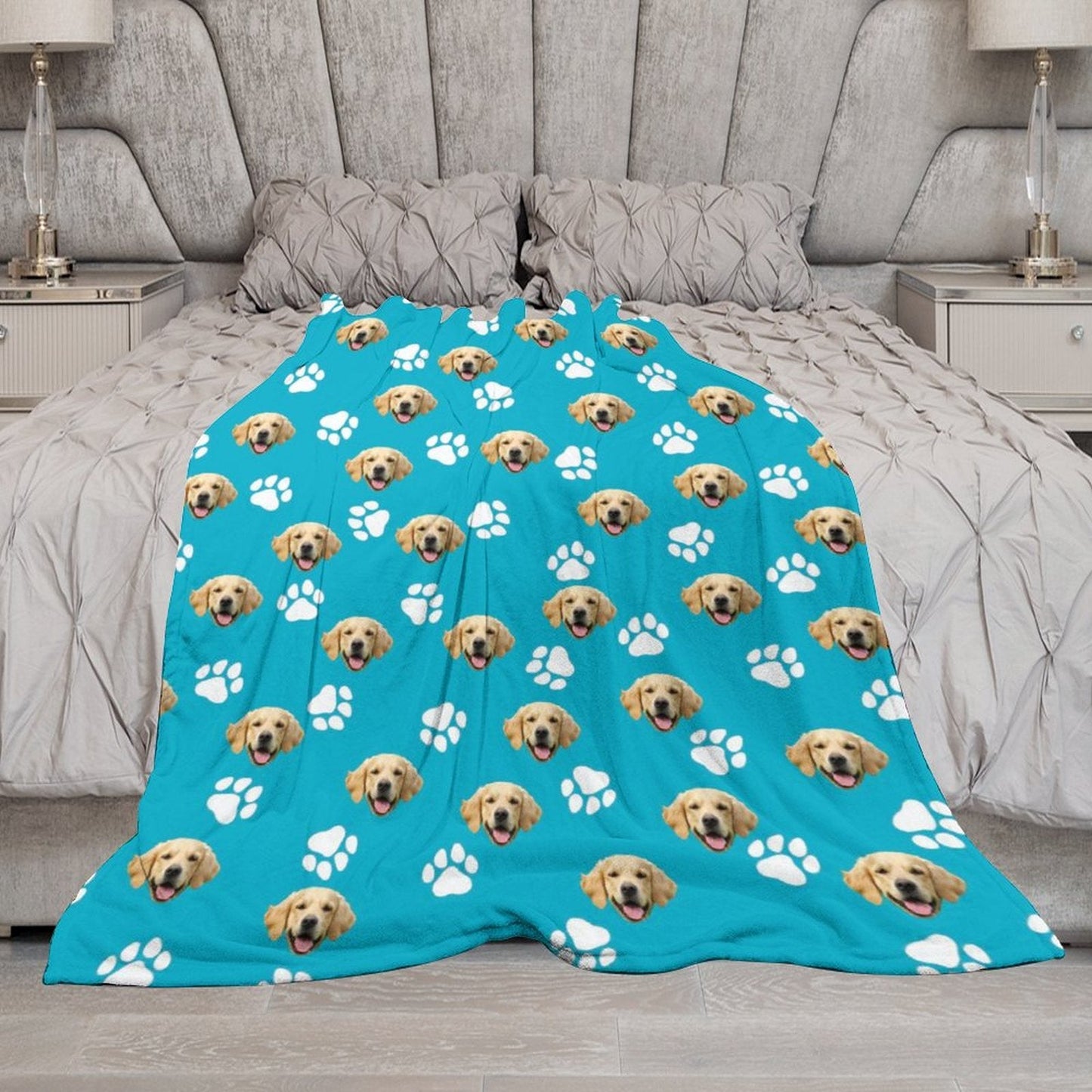 WEPRINTMEBlanketCustom Pet Face Fleece Blanket