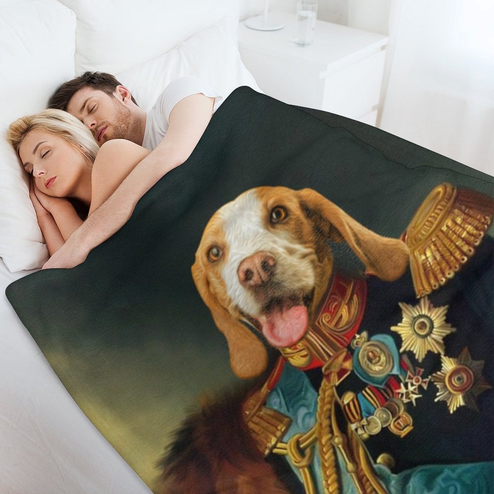 WEPRINTMEBlanketCustom Pet Face Mediaeval Fleece Blanket