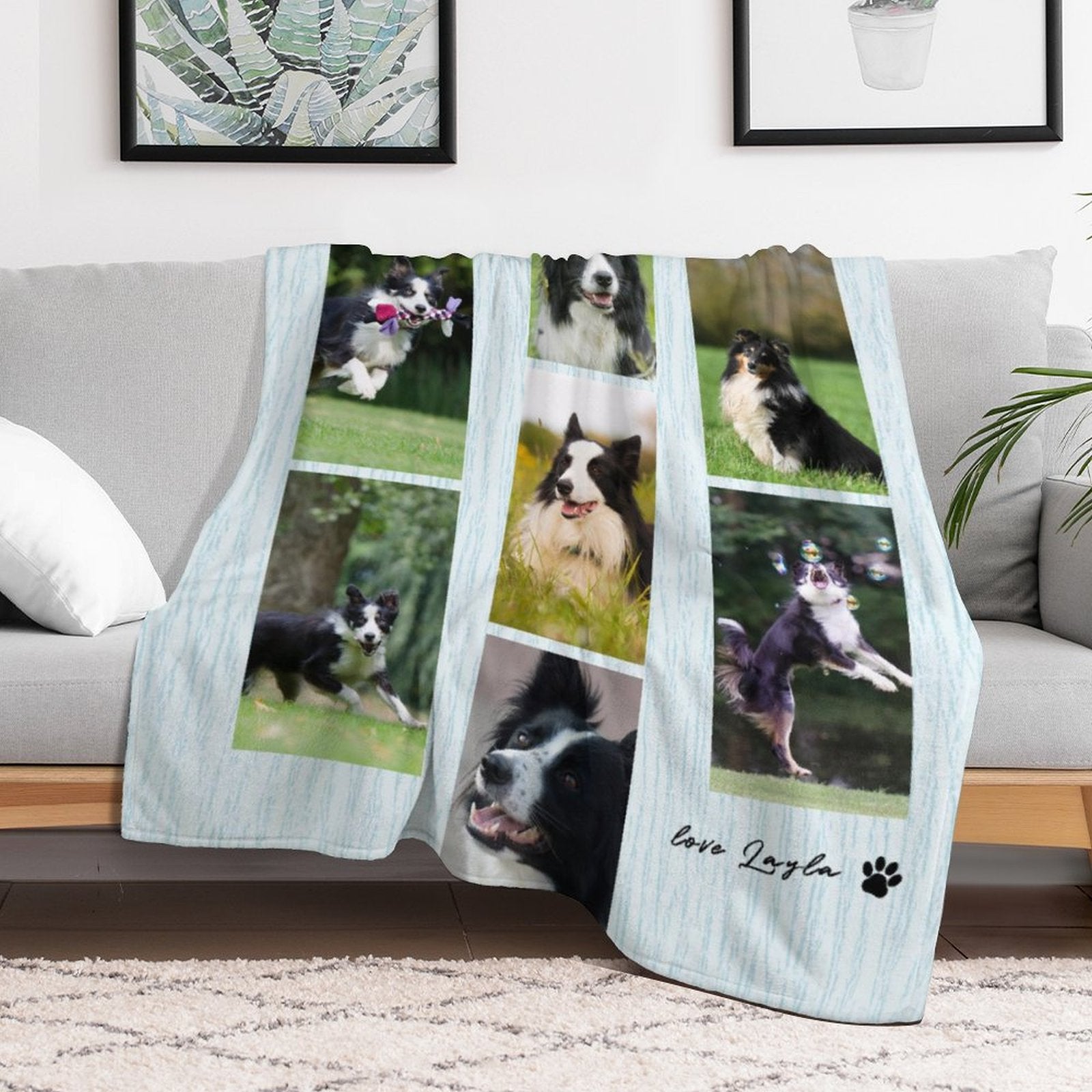 WEPRINTMEBlanketCustom Pet Photos Film Fleece Blanket