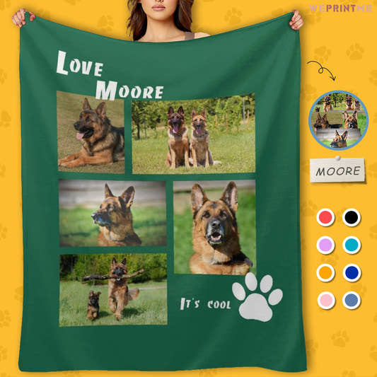 WePrintMeBlanketCustom Pet Photos It's Cool Fleece Blanket