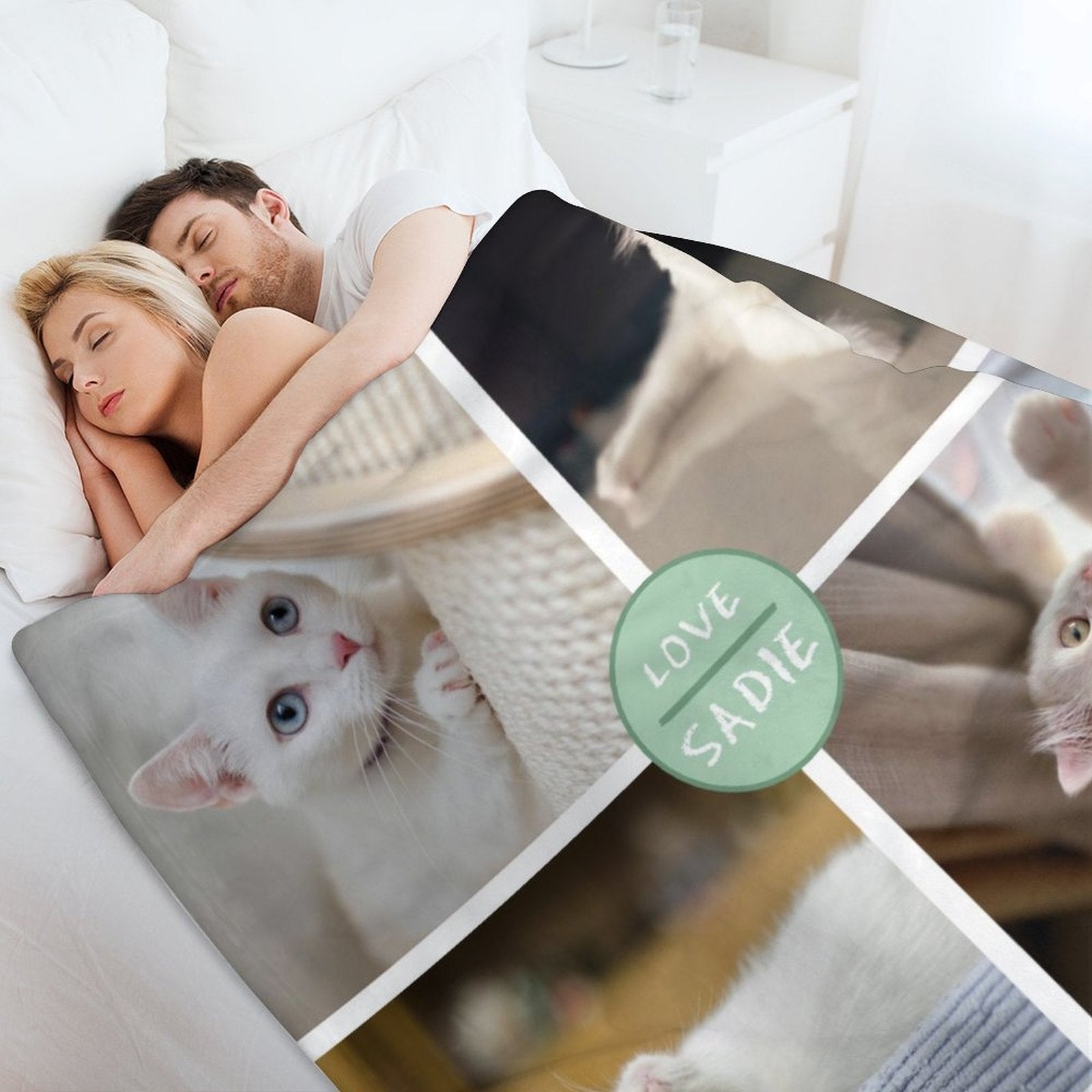 WEPRINTMEBlanketCustom Pet Photos Love Pet Fleece Blanket
