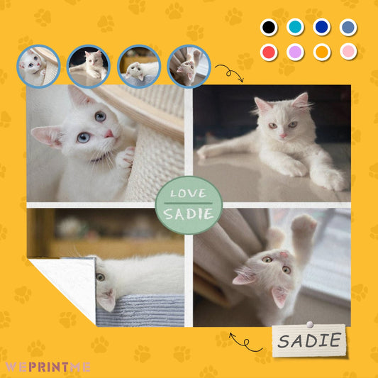 WEPRINTMEBlanketCustom Pet Photos Love Pet Fleece Blanket