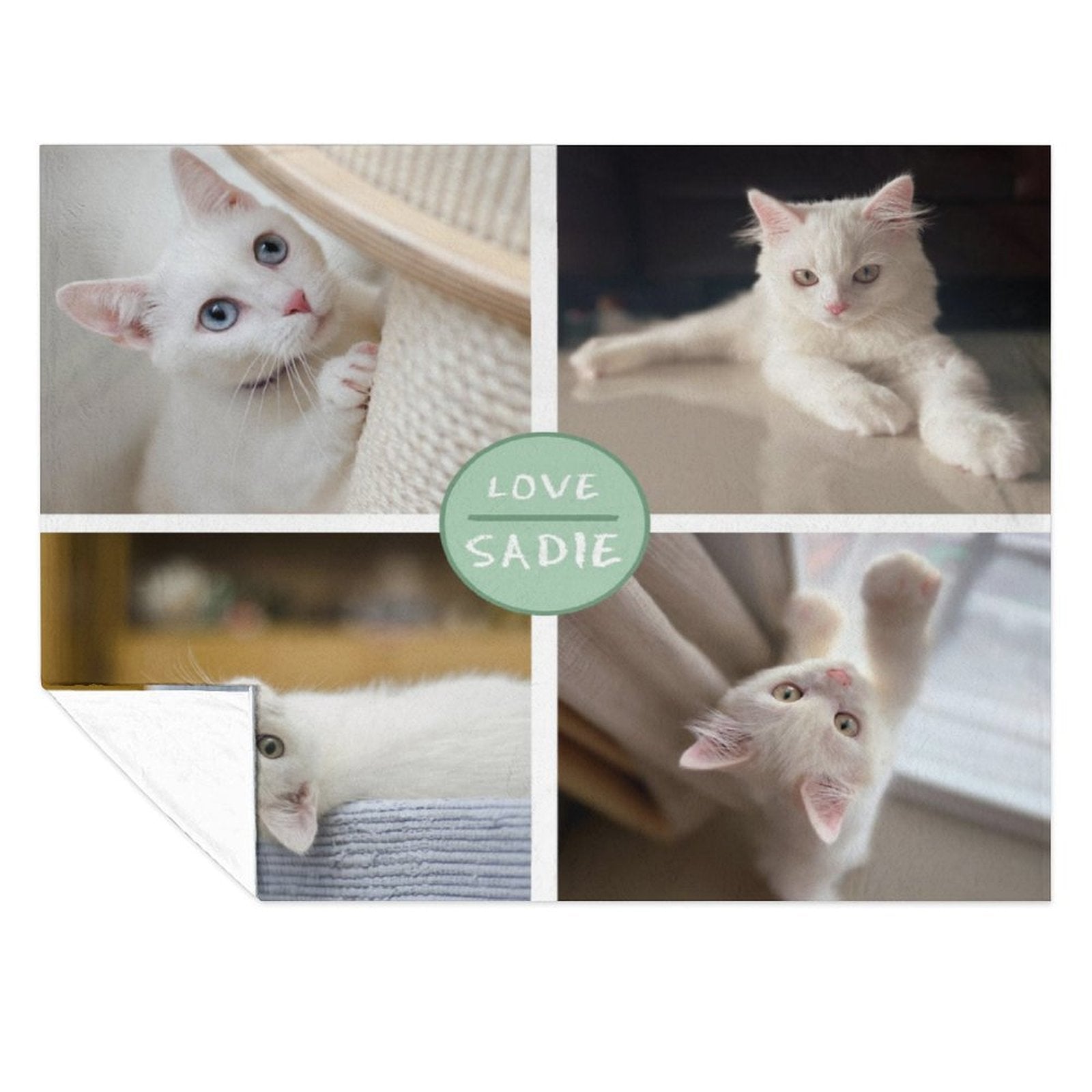 WEPRINTMEBlanketCustom Pet Photos Love Pet Fleece Blanket
