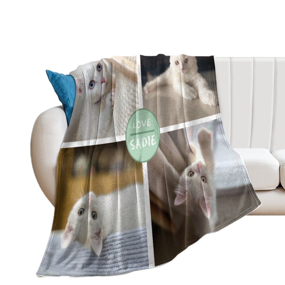 WEPRINTMEBlanketCustom Pet Photos Love Pet Fleece Blanket