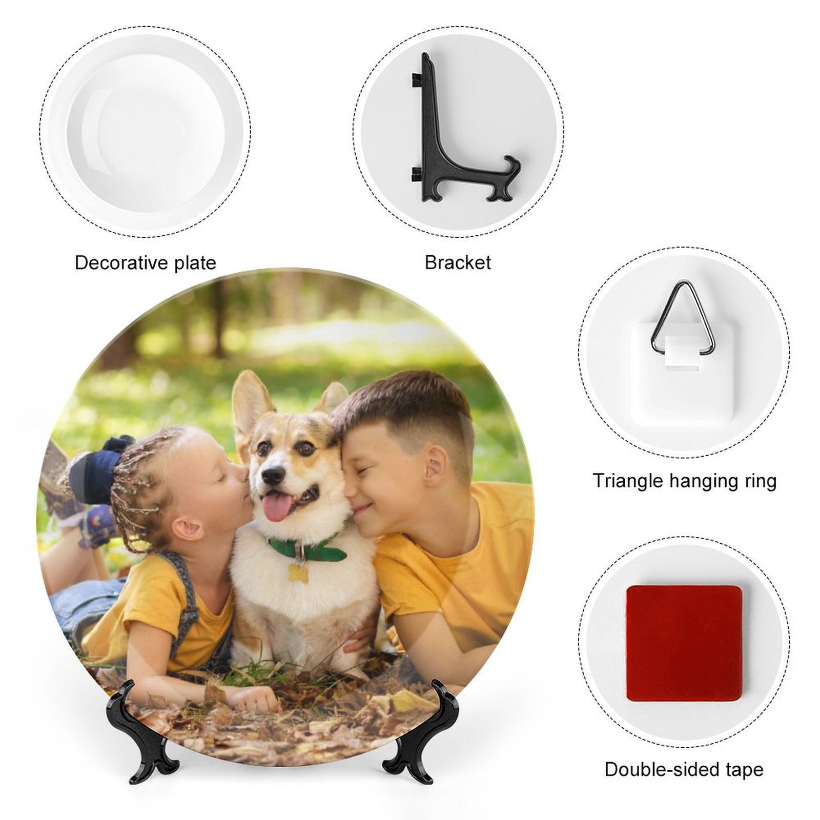 WEPRINTMEBone PlateCustom Photo Bone Decorative Plate