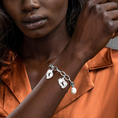 WEPRINTMEBraceletCustom Four Texts Foot Bracelet