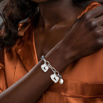 WEPRINTMEBraceletCustom Four Texts Foot Bracelet