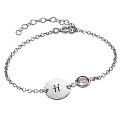 WEPRINTMEBraceletCustom Gem Letter Bracelet