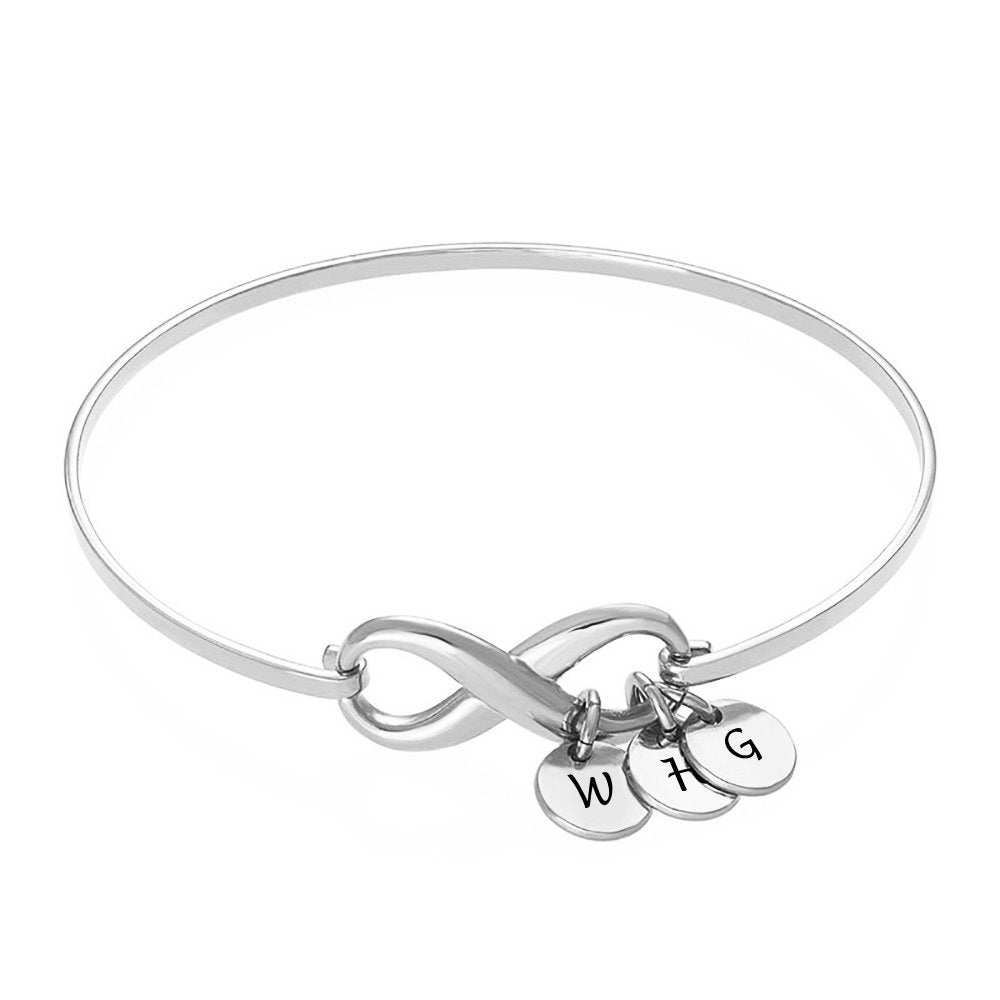 WEPRINTMEBraceletCustom Letter Shaped Pendant Bracelet