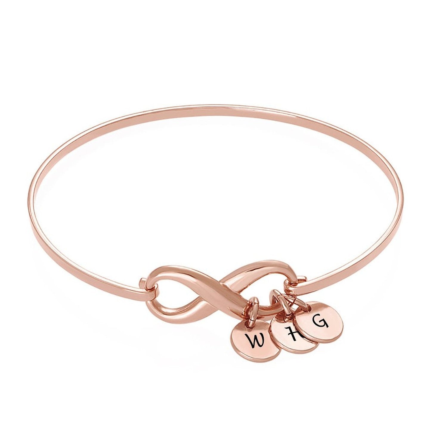 WEPRINTMEBraceletCustom Letter Shaped Pendant Bracelet