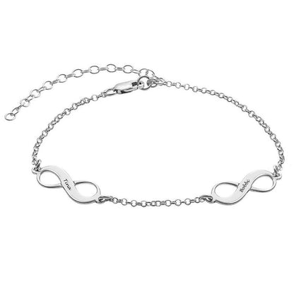 WEPRINTMEBraceletCustom Name Double Shaped Bracelet