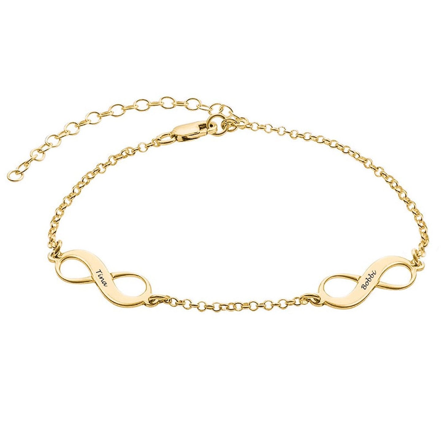 WEPRINTMEBraceletCustom Name Double Shaped Bracelet