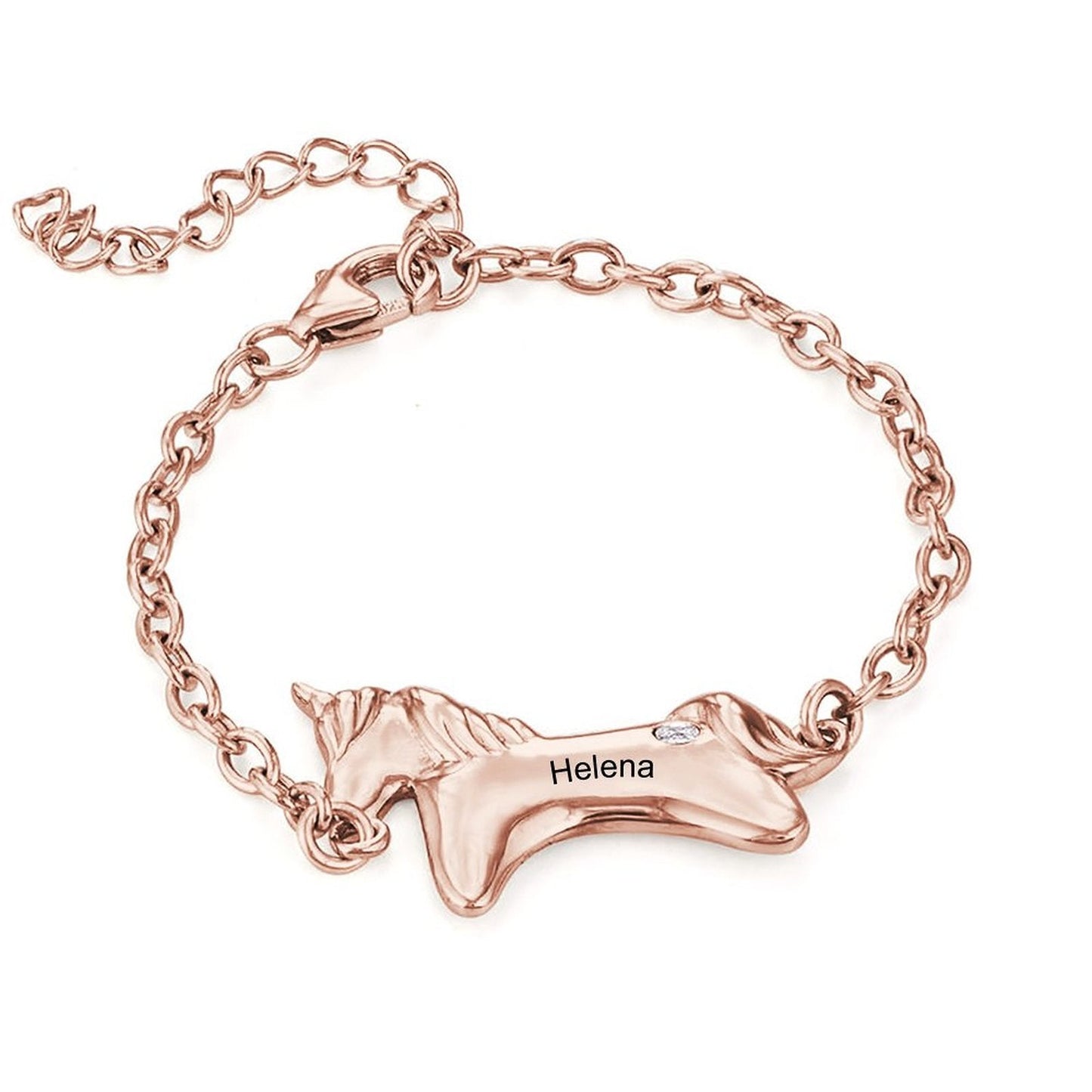 WEPRINTMEBraceletCustom Name Unicorn Bracelet