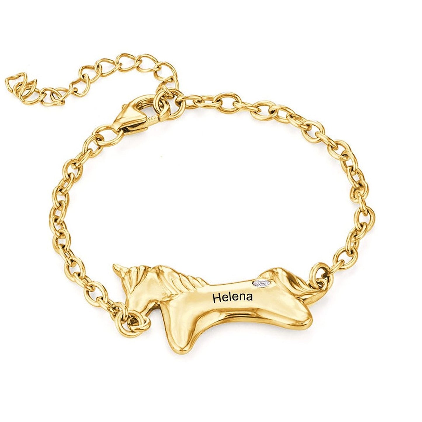 WEPRINTMEBraceletCustom Name Unicorn Bracelet