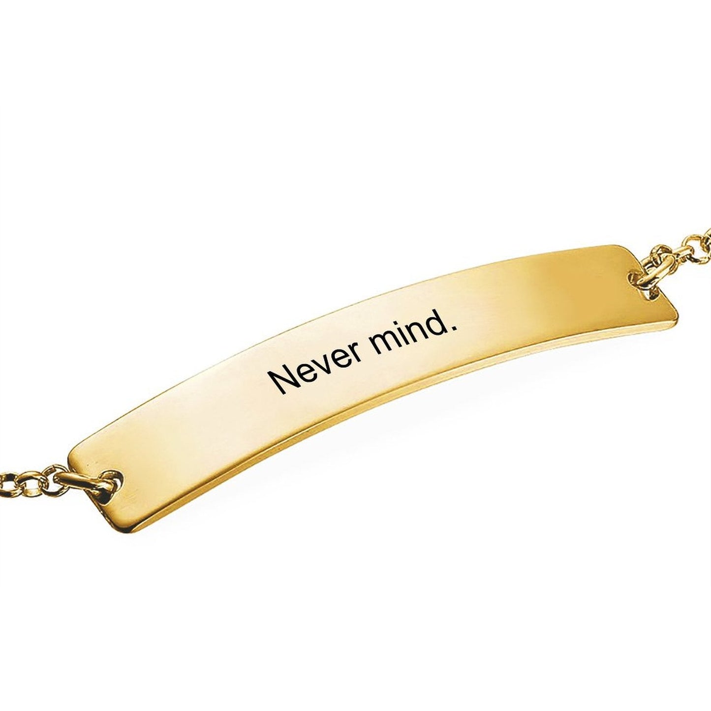 WEPRINTMEBraceletCustom Text Coordinate Bracelet