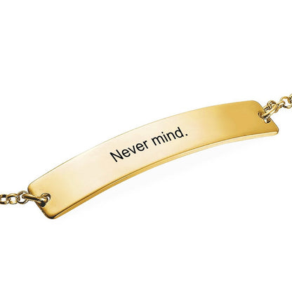 WEPRINTMEBraceletCustom Text Coordinate Bracelet