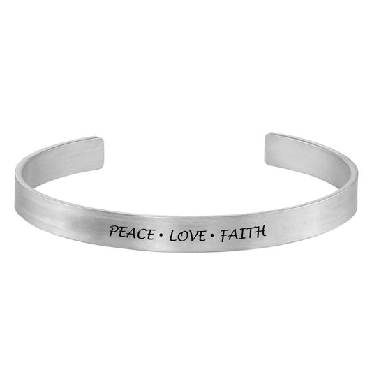 WEPRINTMEBraceletCustom Text Cuff Bracelet