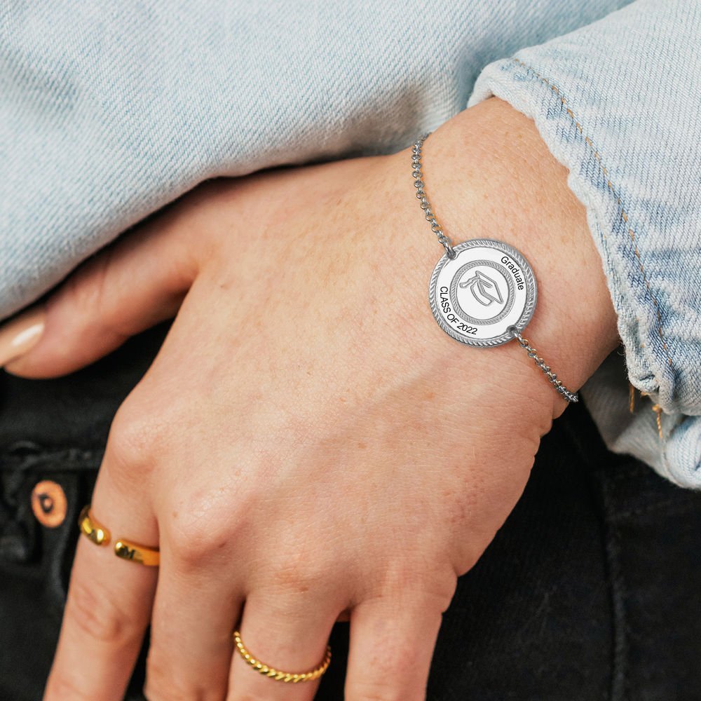WEPRINTMEBraceletCustom Text Graduation Hat Bracelet