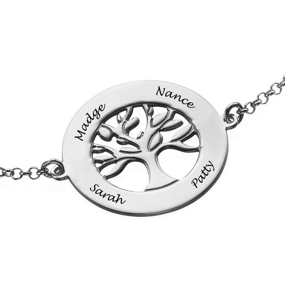 WEPRINTMEBraceletCustom Text Life Tree Bracelet