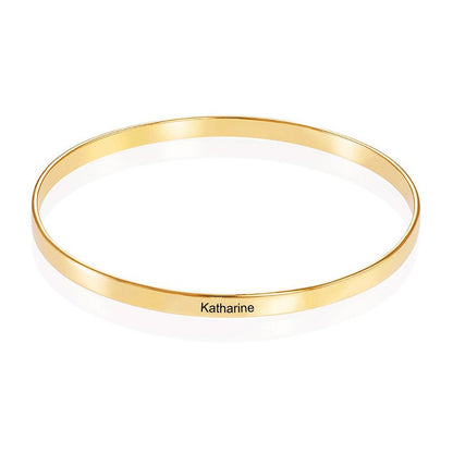 WEPRINTMEBraceletCustom Text Simple Carved Bracelet