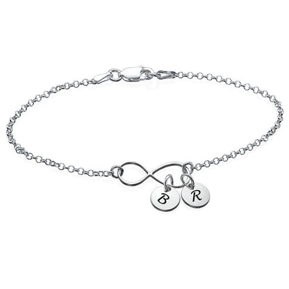 WEPRINTMEBraceletCustom Two Letters Bracelet