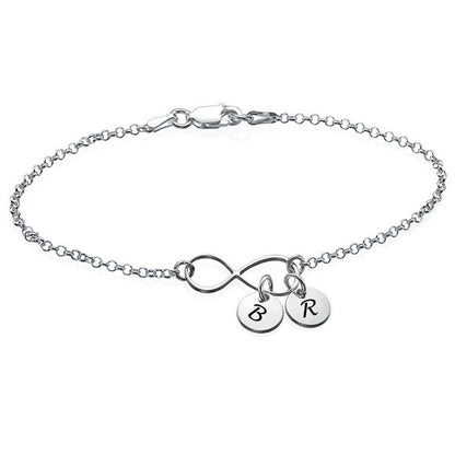 WEPRINTMEBraceletCustom Two Letters Bracelet