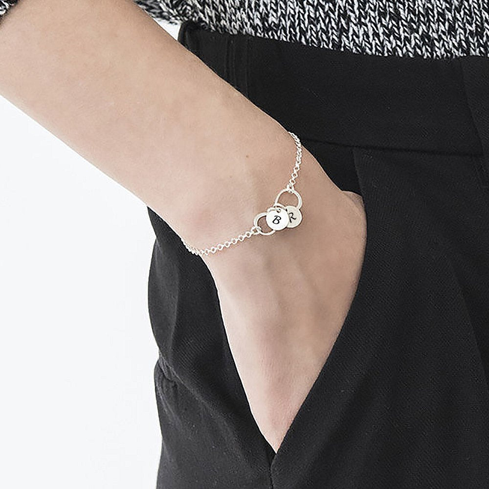 WEPRINTMEBraceletCustom Two Letters Bracelet