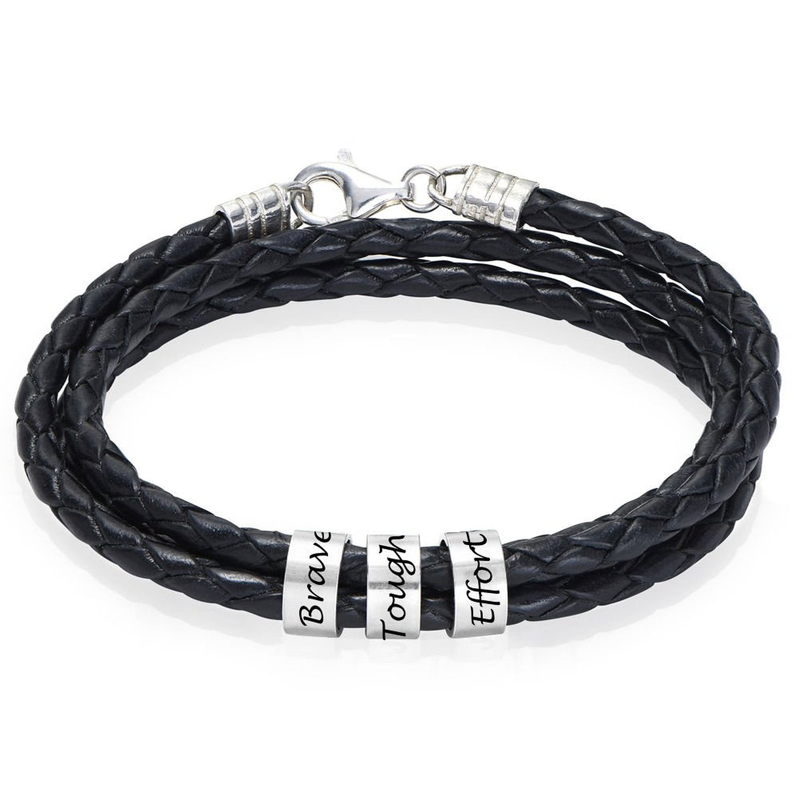 WEPRINTMEBraceletsCustom Name Leather Bracelet