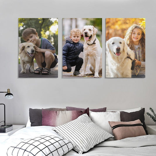 WEPRINTMECanvasCustom Photo 3 Panel Hanging Canvas