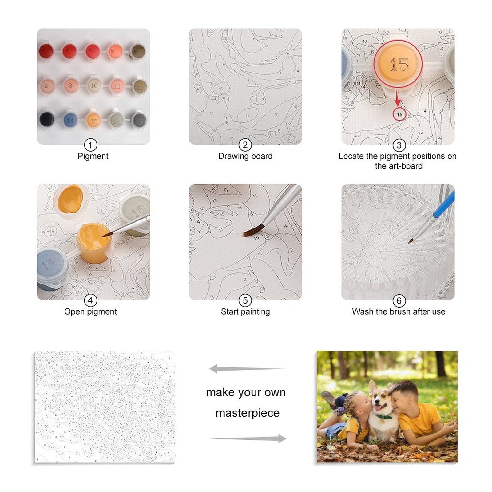 WEPRINTMECanvasCustom Photo Paint By Number Canvas