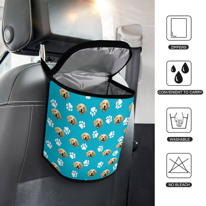WEPRINTMECar BagCustom Pet Face Car Portable Storage Bag