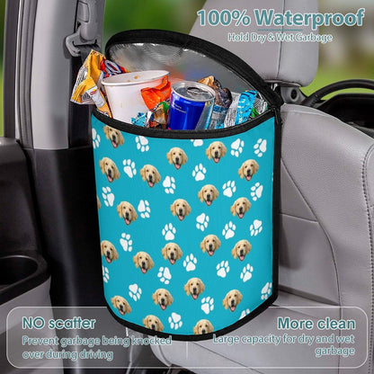 WEPRINTMECar BagCustom Pet Face Car Portable Storage Bag