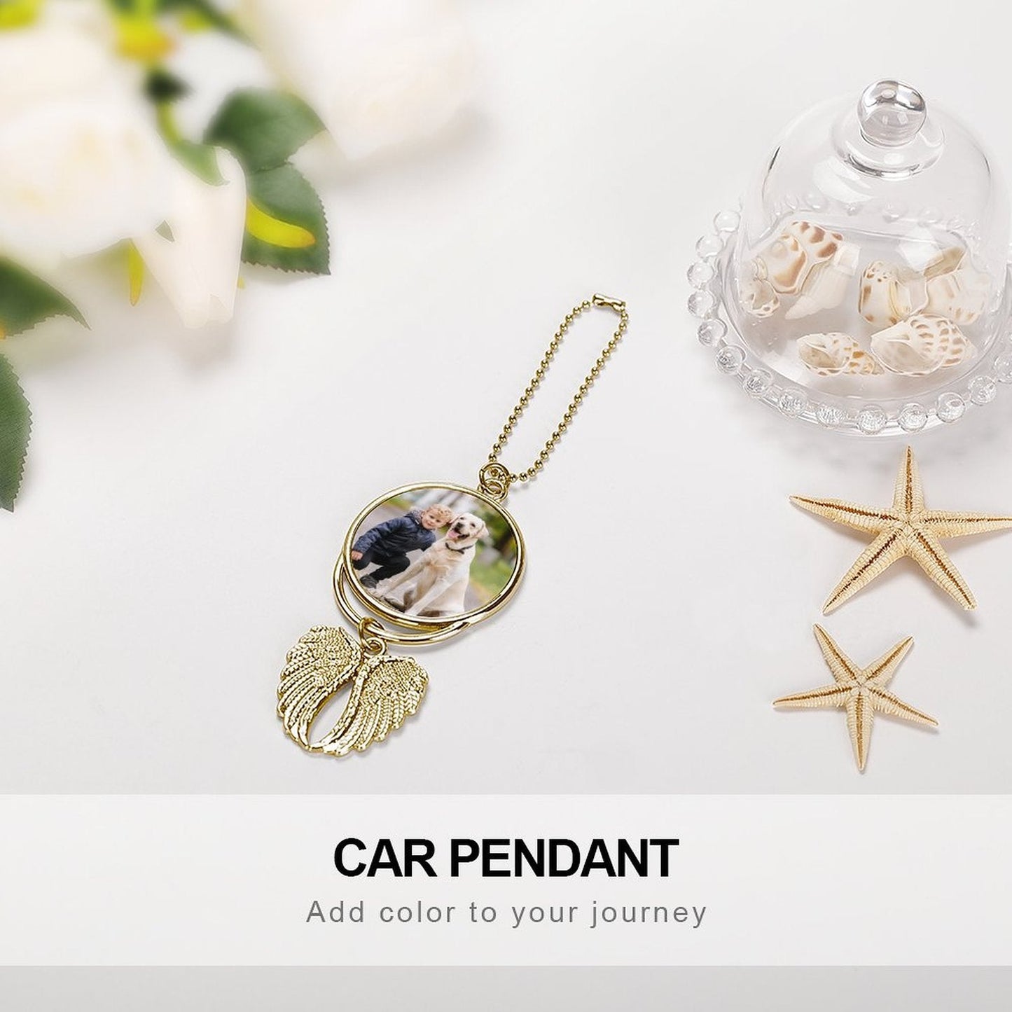 WEPRINTMECar PendantCustom Photo Car Pendant