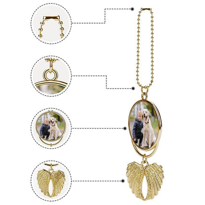 WEPRINTMECar PendantCustom Photo Car Pendant
