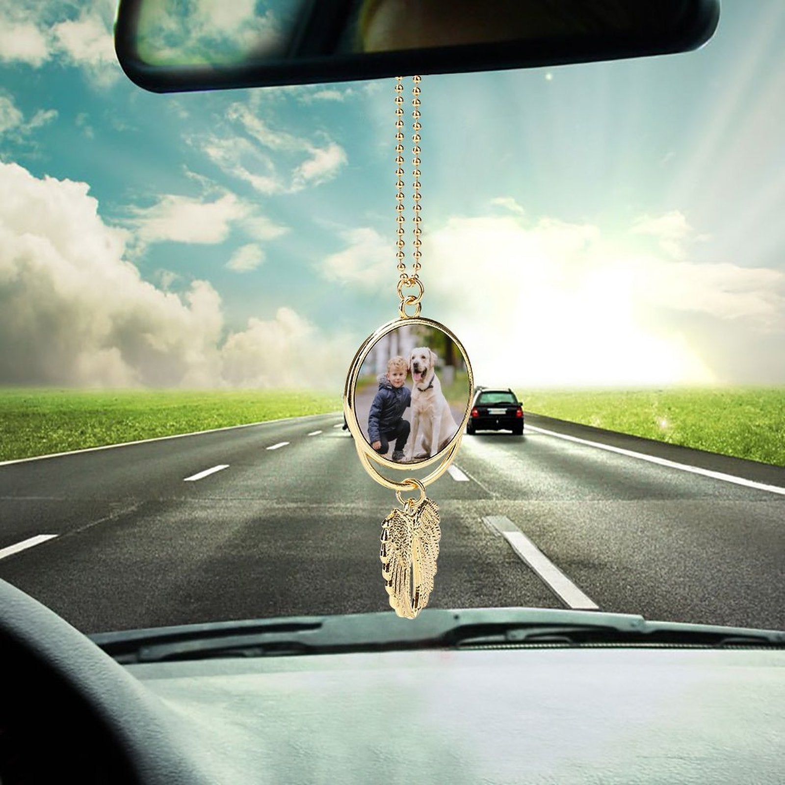 WEPRINTMECar PendantCustom Photo Car Pendant