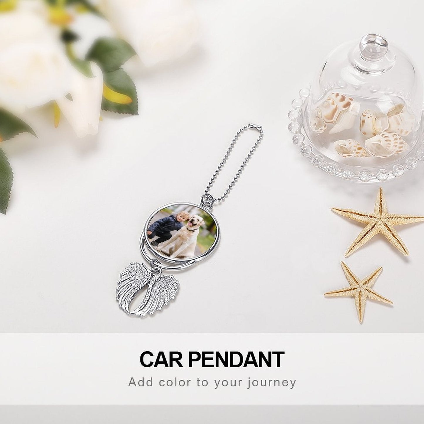 WEPRINTMECar PendantCustom Photo Car Pendant