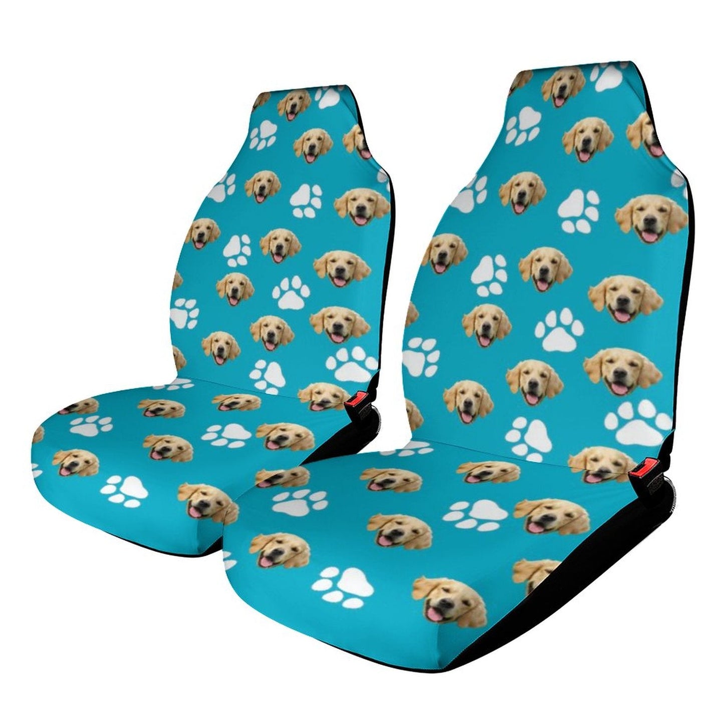 WEPRINTMECar Seat CoverCustom Pet Face Car Seat Cover