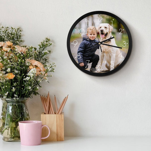 WEPRINTMEClockCustom Photo Fashion Round Clock