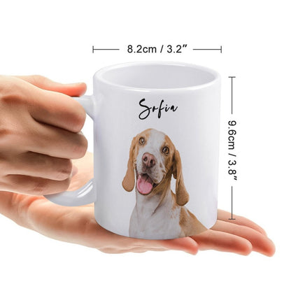 WEPRINTMECup&MugCustom Pet Face and Name Classic Mug