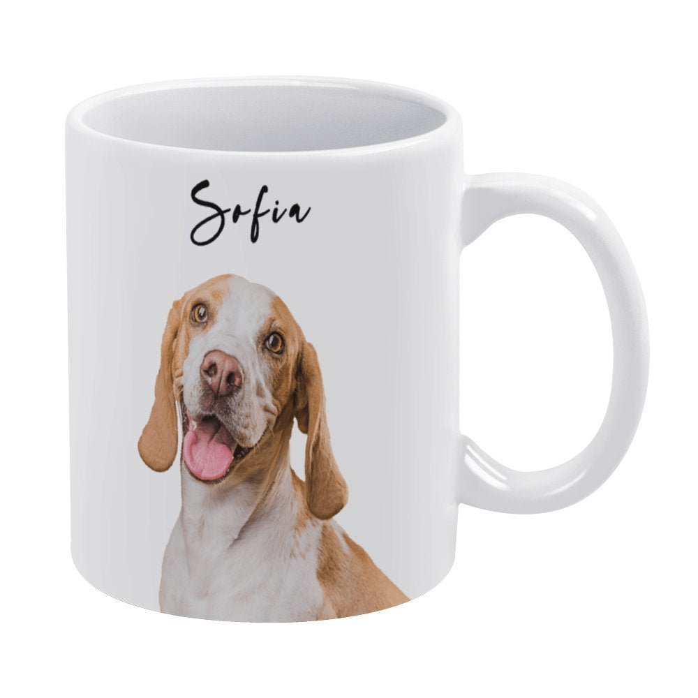 WEPRINTMECup&MugCustom Pet Face and Name Classic Mug