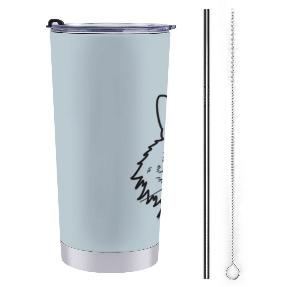 WEPRINTMECup&MugCustom Pet Face and Name Handdraw Face Travel Mug