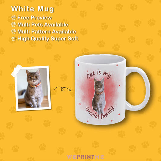 WePrintMeCup&MugCustom Pet Face Special Family Mug