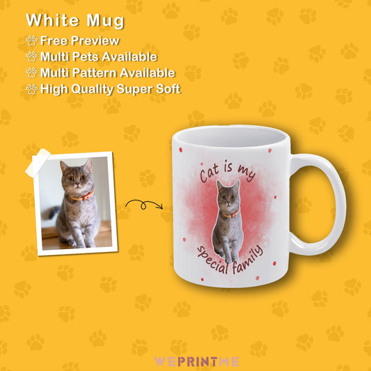 WEPRINTMECup&MugCustom Pet Face Special Family Mug