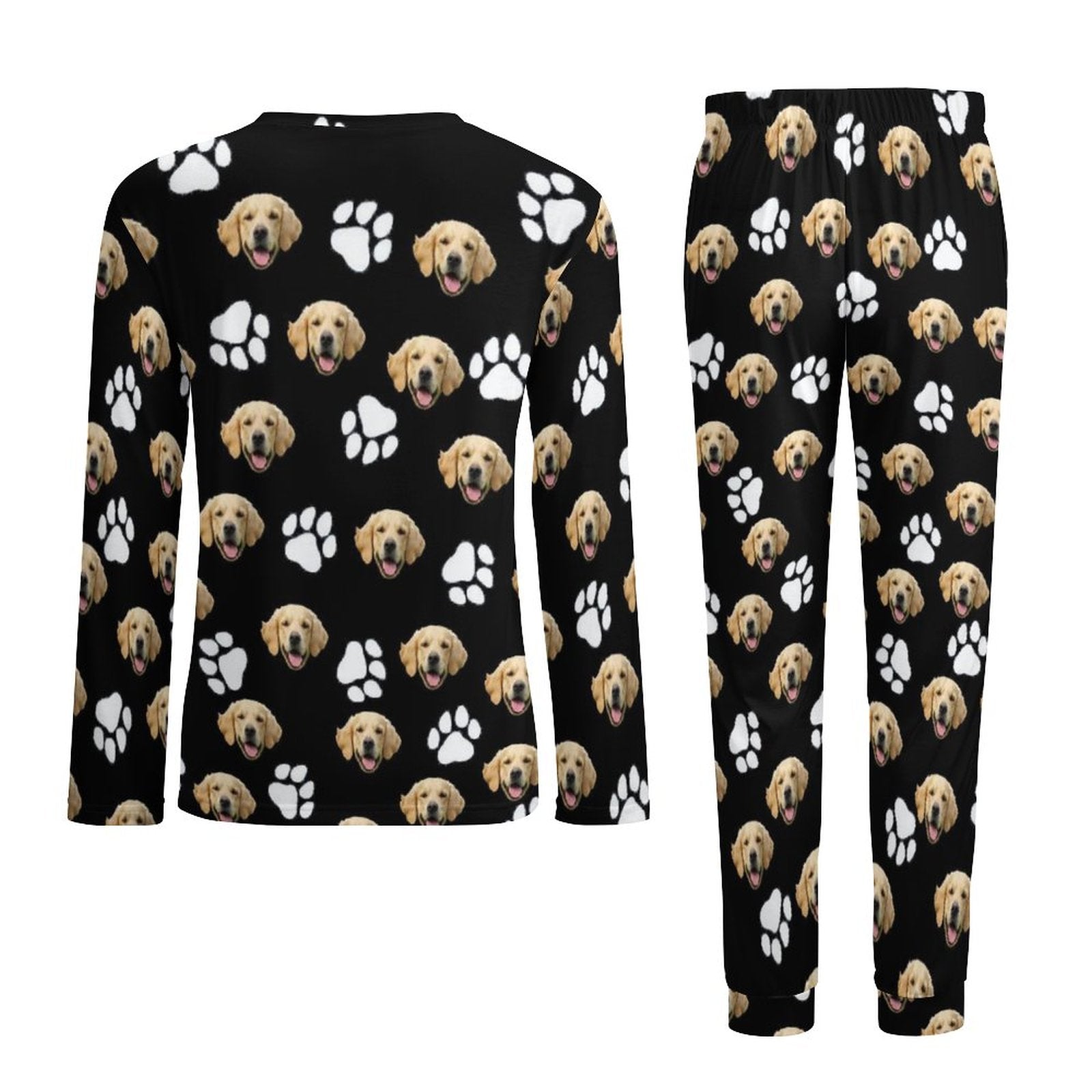 WEPRINTMECustom Pet Face Men's Long Pajama Set