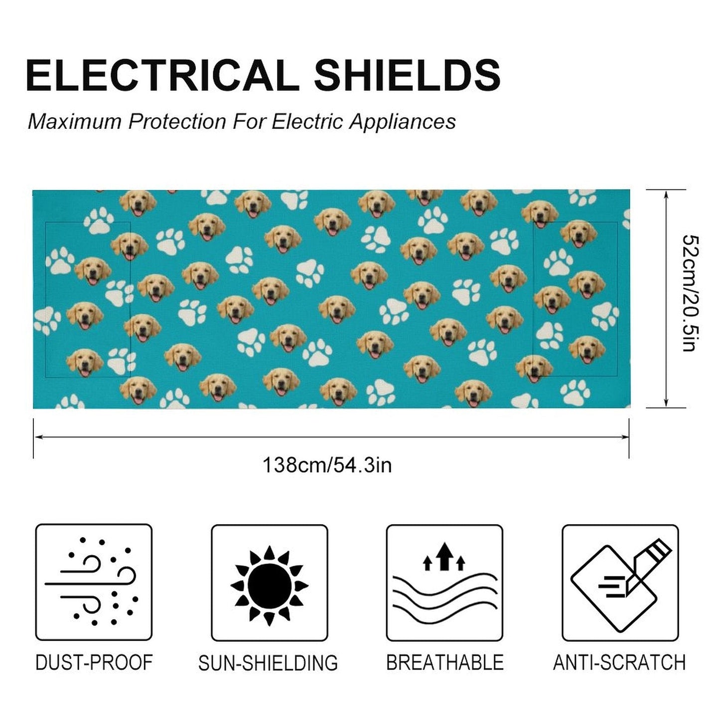 WEPRINTMEElectric ShieldingCustom Pet Face Electric Shielding