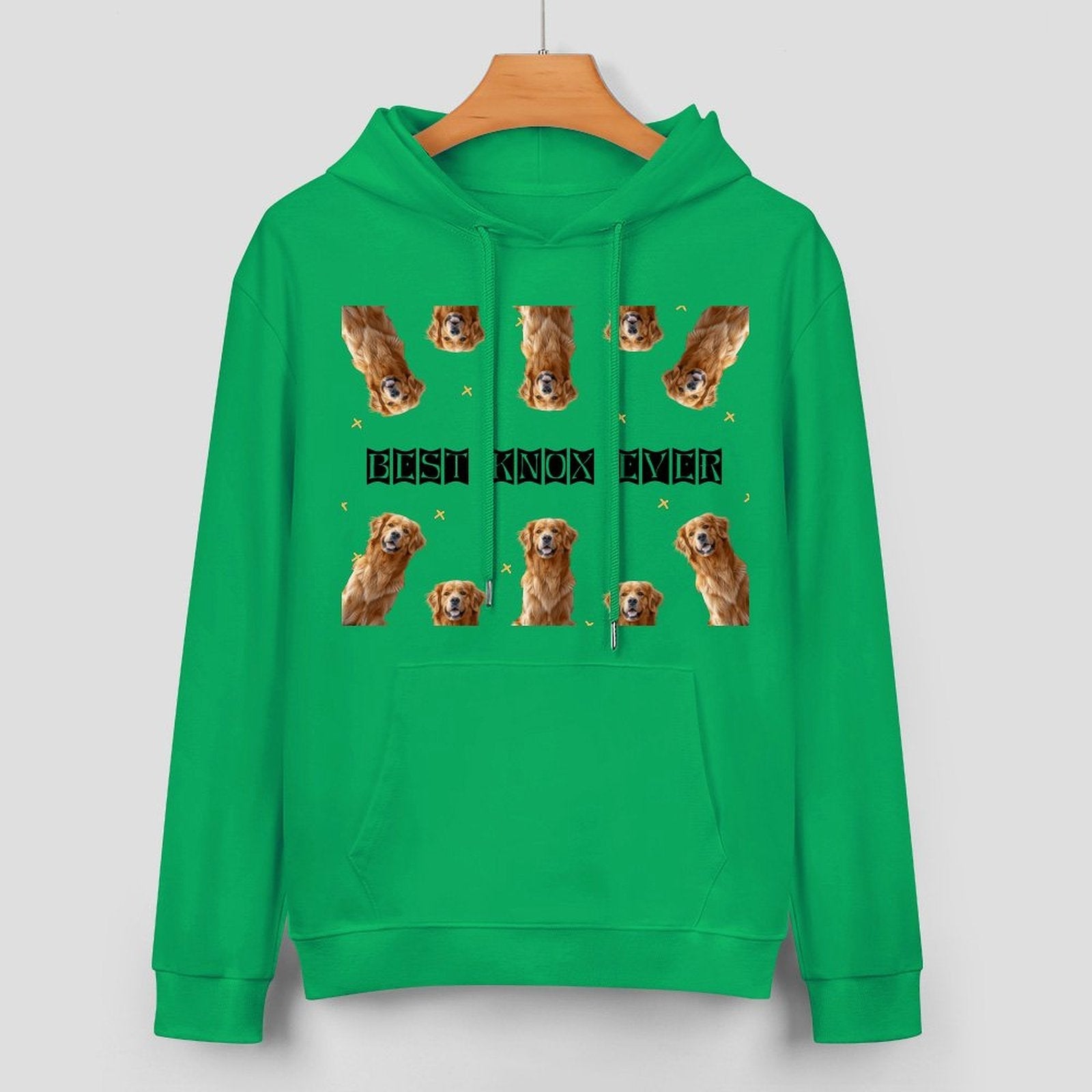 WEPRINTMEHoodieCustom Pet and Name All Looking at You Unisex Cotton Hoodie