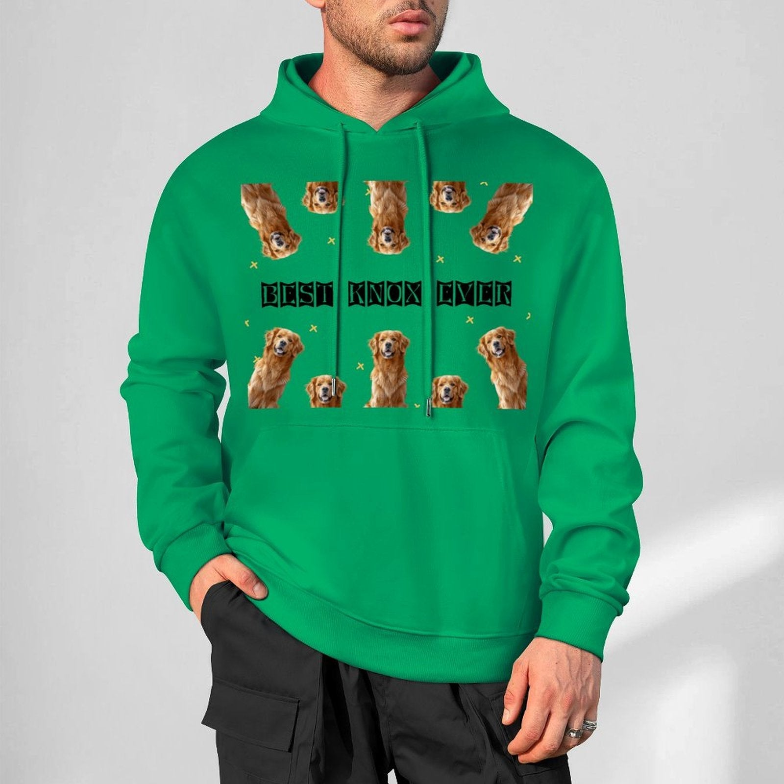 WEPRINTMEHoodieCustom Pet and Name All Looking at You Unisex Cotton Hoodie