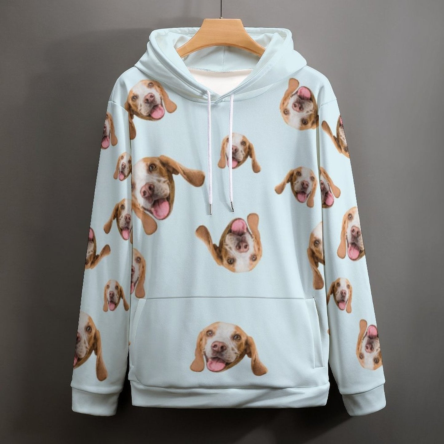 WEPRINTMEHoodieCustom Pet Face Everywhere Unisex Hoodie