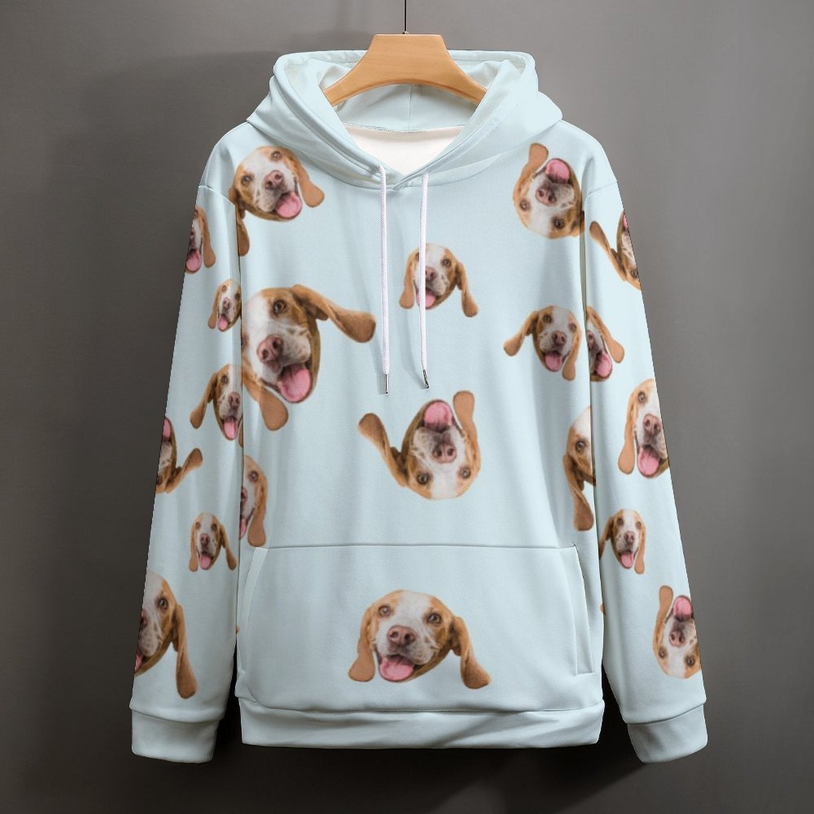 WEPRINTMEHoodieCustom Pet Face Everywhere Unisex Hoodie